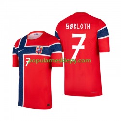 Koszulka Krótka Męska Reprezentacji Norwegii Pierwszy strój Alexander Sorloth 7 World Cup 2026