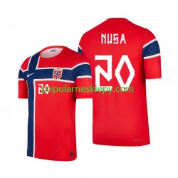 Koszulka Krótka Męska Reprezentacji Norwegii Pierwszy strój Antonio Nusa 20 World Cup 2026