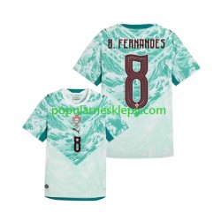 Koszulka Krótka Męska Reprezentacji Portugalii Drugi strój Bruno Fernandes 8 World Cup 2026