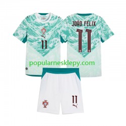 Koszulka Krótka dla Dzieci Reprezentacji Portugalii Drugi strój Joao Felix 11 2026 2027