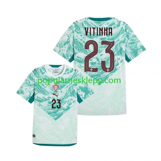 Koszulka Krótka Męska Reprezentacji Portugalii Drugi strój Vitinha 23 World Cup 2026 Koszulka Krótka Męska Reprezentacji Portugalii Drugi strój Vitinha 23 World Cup 2026