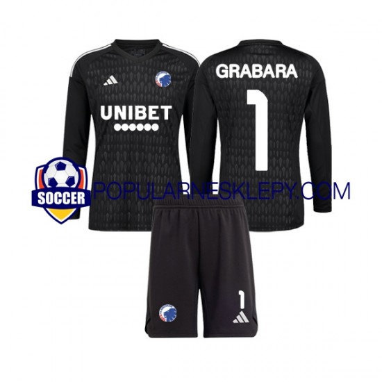 Koszulka Długi dla Dzieci Bramkarz FC Copenhagen Drugi strój GRABARA 1 2023-2024