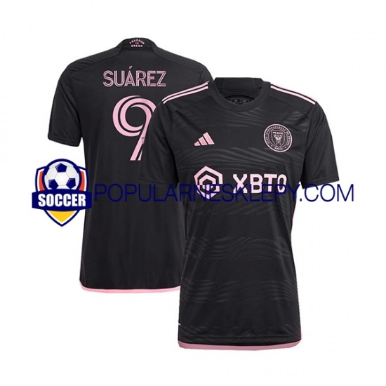 Koszulka Krótka Męska Inter Miami Drugi strój Luis Suarez 9 2023-2024