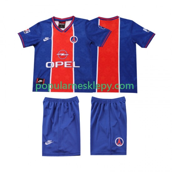 Koszulka Krótka dla Dzieci AC Milan Pierwszy strój Retro 1995 1996