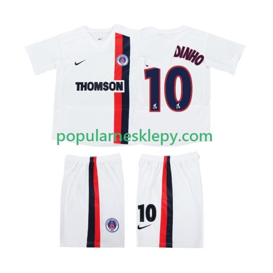 Koszulka Krótka dla Dzieci AC Milan Drugi strój RONALDINHO 10 Retro 2002 2003