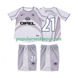 Koszulka Krótka dla Dzieci AC Milan Drugi strój RONALDINHO 21 Retro 2001 2002