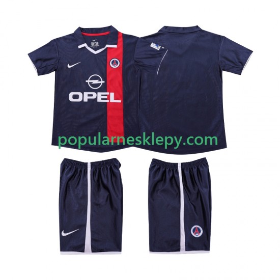 Koszulka Krótka dla Dzieci AC Milan Pierwszy strój Retro 2001 2002