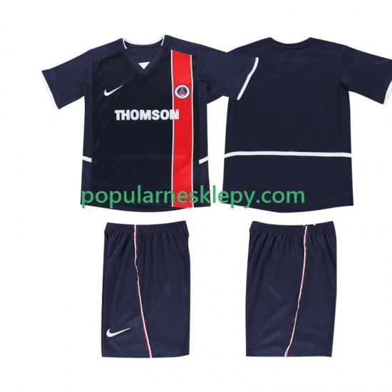Koszulka Krótka dla Dzieci AC Milan Pierwszy strój Retro 2002 2003