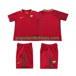 Koszulka Krótka dla Dzieci AS Roma Pierwszy strój Retro 2017-2018