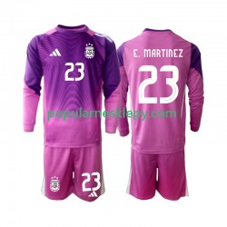 Koszulka Długi dla Dzieci Bramkarz Reprezentacji Argentyny Pierwszy strój Emiliano Martinez 23 2025