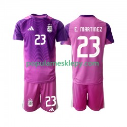 Koszulka Krótka dla Dzieci Bramkarz Reprezentacji Argentyny Pierwszy strój Emiliano Martinez 23 2025