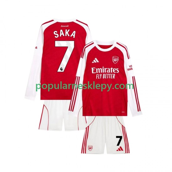 Koszulka Długi dla Dzieci Arsenal Pierwszy strój Bukayo Saka 7 2025-2026