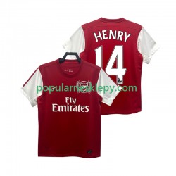 Koszulka Krótka Męska Arsenal Pierwszy strój HENRY 14 Retro 2011 2012
