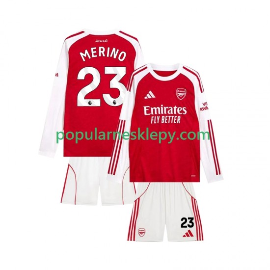 Koszulka Długi dla Dzieci Arsenal Pierwszy strój Merino 23 2025-2026