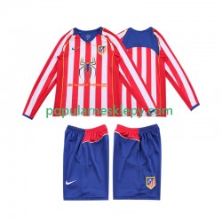Koszulka Długi dla Dzieci Atlético Madryt Pierwszy strój Retro 2004 2005
