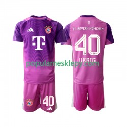 Koszulka Krótka dla Dzieci Bramkarz Bayern Monachium Czwarty strój Jonas Urbig 40 2025-2026