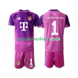 Koszulka Krótka dla Dzieci Bramkarz Bayern Monachium Czwarty strój Manuel Neuer 1 2025-2026