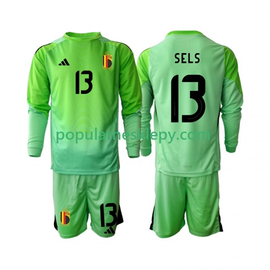 Koszulka Długi dla Dzieci Bramkarz Reprezentacji Belgii Pierwszy strój Matz Sels 13 2025 Koszulka Długi dla Dzieci Bramkarz Reprezentacji Belgii Pierwszy strój Matz Sels 13 2025