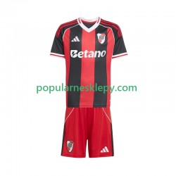 Koszulka Krótka dla Dzieci CA River Plate Drugi strój 2025-2026