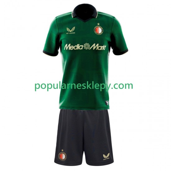 Koszulka Krótka dla Dzieci Feyenoord Rotterdam Czwarty strój 2025-2026