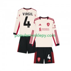 Koszulka Długi dla Dzieci Liverpool Drugi strój Virgil van Dijk 4 2025-2026