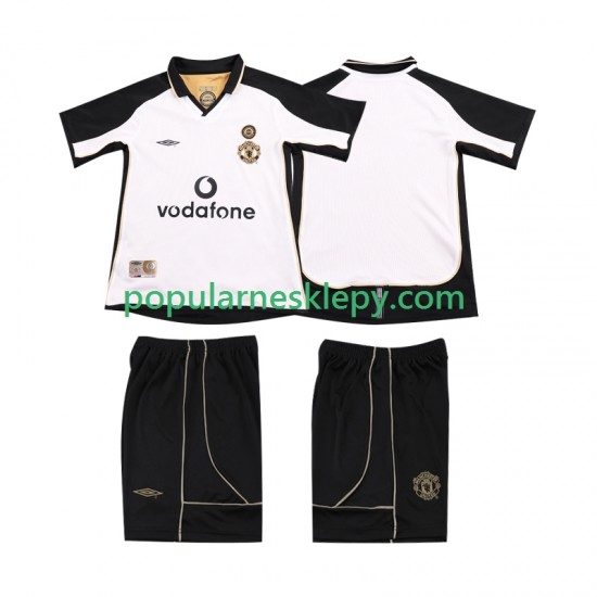 Krótka dla Dzieci Manchester United Drugi strój Anniversary Football Shirt 2001 2002 Krótka dla Dzieci Manchester United Drugi strój Anniversary Football Shirt 2001 2002