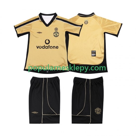 Krótka dla Dzieci Manchester United Trzeci strój Anniversary Football Shirt 2001 2002 Krótka dla Dzieci Manchester United Trzeci strój Anniversary Football Shirt 2001 2002