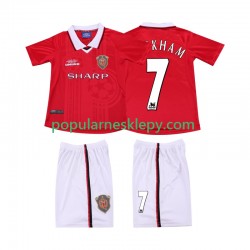 Koszulka Krótka dla Dzieci Manchester United Pierwszy strój BECKHAM 7 Retro 1999 2000