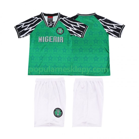 Koszulka Krótka dla Dzieci Reprezentacji Nigerii Pierwszy strój Retro 1995