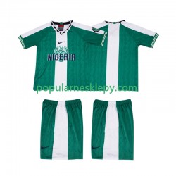 Koszulka Krótka dla Dzieci Reprezentacji Nigerii Pierwszy strój Retro 1996