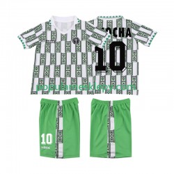 Koszulka Krótka dla Dzieci Reprezentacji Nigerii Drugi strój OKOCHA 10 Retro 1994