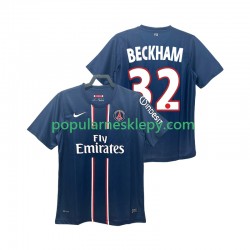 Koszulka Krótka Męska Paris Saint-Germain Pierwszy strój BECKHAM 32 Retro 2012 2013