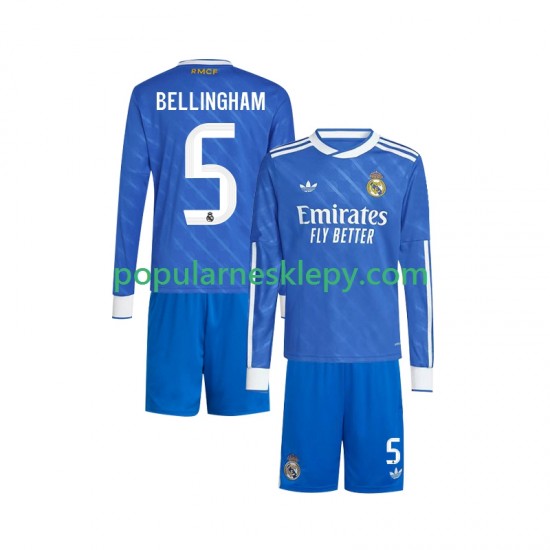 Koszulka Długi dla Dzieci Real Madryt Trzeci strój Jude Bellingham 5 2025-2026