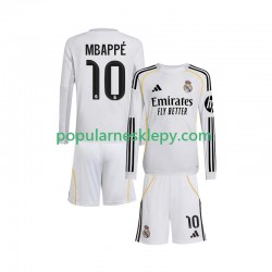 Koszulka Długi dla Dzieci Real Madryt Pierwszy strój Kylian Mbappe 10 2025-2026