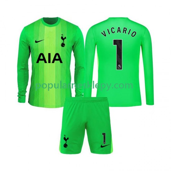 Koszulka Długi dla Dzieci Bramkarz Tottenham Hotspur Pierwszy strój Guglielmo Vicario 1 2025-2026