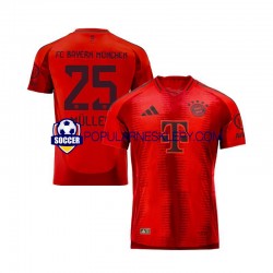 Koszulka Krótka Męska Bayern Monachium Pierwszy strój Czerwony Thomas Muller 25 2024-2025