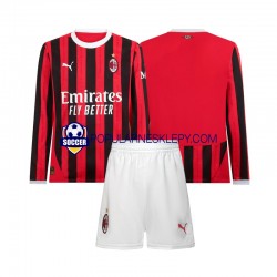 Koszulka Długi dla Dzieci AC Milan Pierwszy strój 2024-2025