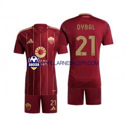 Koszulka Krótka dla Dzieci AS Roma Pierwszy strój Paulo Dybala 21 2024-2025