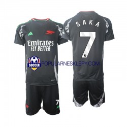 Koszulka Krótka dla Dzieci Arsenal Drugi strój Saka 7 2024-2025 Koszulka Krótka dla Dzieci Arsenal Drugi strój Saka 7 2024-2025