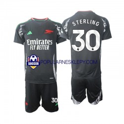 Koszulka Krótka dla Dzieci Arsenal Drugi strój Sterling 30 2024-2025 Koszulka Krótka dla Dzieci Arsenal Drugi strój Sterling 30 2024-2025
