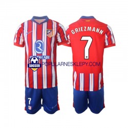 Koszulka Krótka dla Dzieci Atlético Madryt Pierwszy strój Griezmann 7 2024-2025