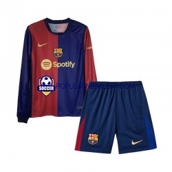 Koszulka Długi dla Dzieci FC Barcelona Pierwszy strój 2024-2025