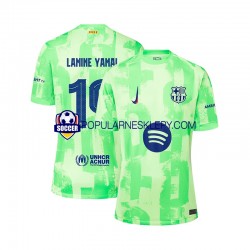 Koszulka Krótka Męska FC Barcelona Trzeci strój LAMINE YAMAL 19 UCL Font 2024-2025