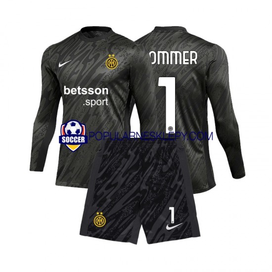 Koszulka Długi dla Dzieci Bramkarz Inter Mediolan Trzeci strój Yann Sommer 1 2024-2025 Koszulka Długi dla Dzieci Bramkarz Inter Mediolan Trzeci strój Yann Sommer 1 2024-2025