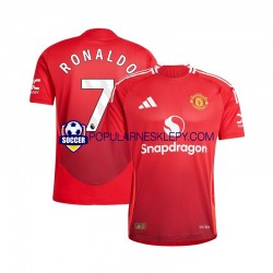 Koszulka Krótka Męska Manchester United Pierwszy strój Cristiano Ronaldo 7 2024-2025
